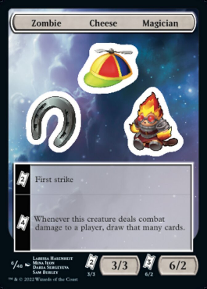 Zombie Cheese Magician [Unfinity Stickers]-1