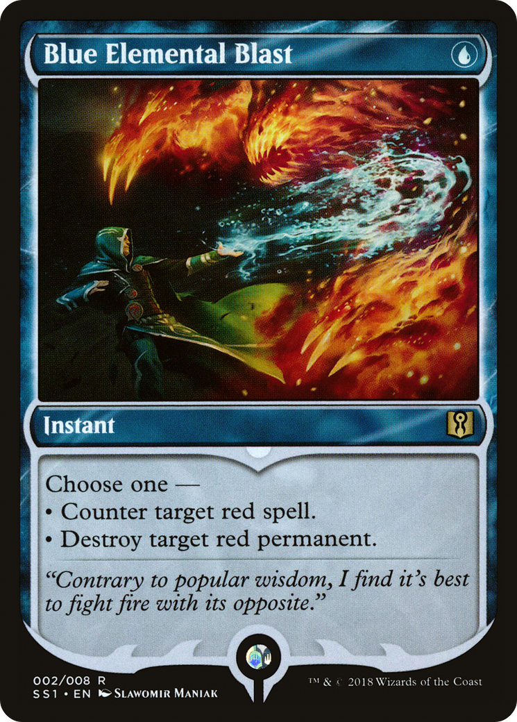 Blue Elemental Blast [Signature Spellbook: Jace]-1