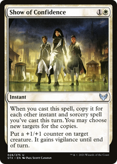 Show of Confidence [Strixhaven: School of Mages]-1
