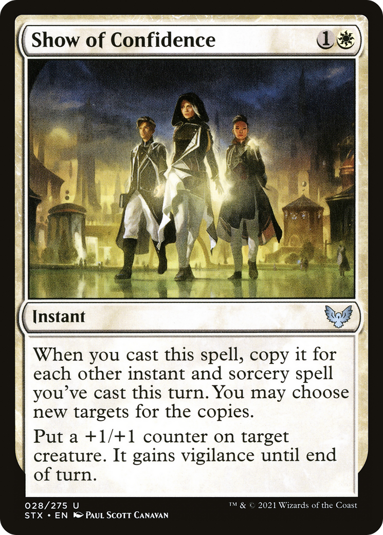 Show of Confidence [Strixhaven: School of Mages]-1