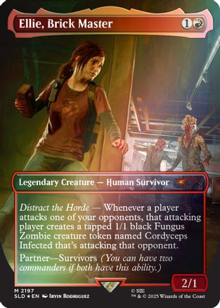 Ellie, Brick Master (Rainbow Foil) (SLD-2197) - Secret Lair Drop Series Foil-1