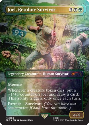 Joel, Resolute Survivor (Rainbow Foil) (SLD-2198) - Secret Lair Drop Series Foil-1