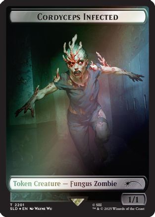 Cordyceps Infected Token (2201) (Rainbow Foil) (SLD-2201) - Secret Lair Drop Series Foil-1