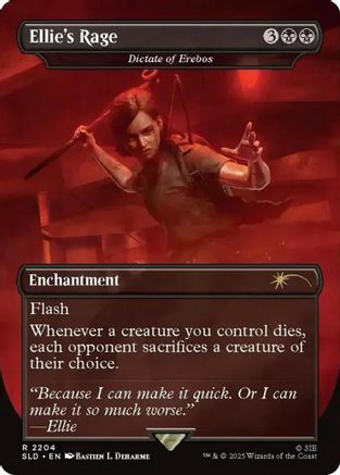 Ellie's Rage - Dictate of Erebos (SLD-2204) - Secret Lair Drop Series-1