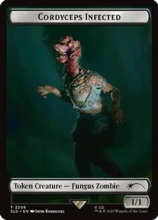 Cordyceps Infected Token (2206) (SLD-2206) - Secret Lair Drop Series-1
