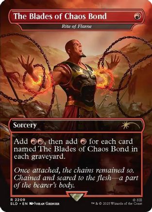 The Blades of Chaos Bond - Rite of Flame (SLD-2209) - Secret Lair Drop Series Foil-1