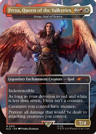 Freya, Queen of the Valkyries - Iroas, God of Victory (SLD-2215) - Secret Lair Drop Series Foil-1