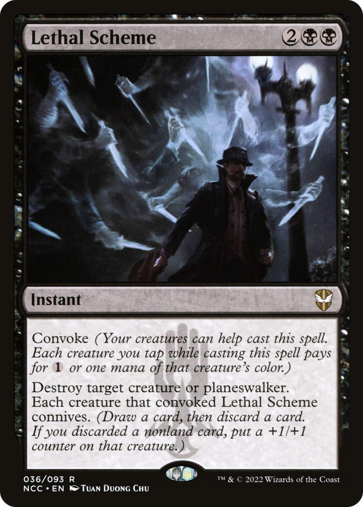 Lethal Scheme [Streets of New Capenna Commander]-1