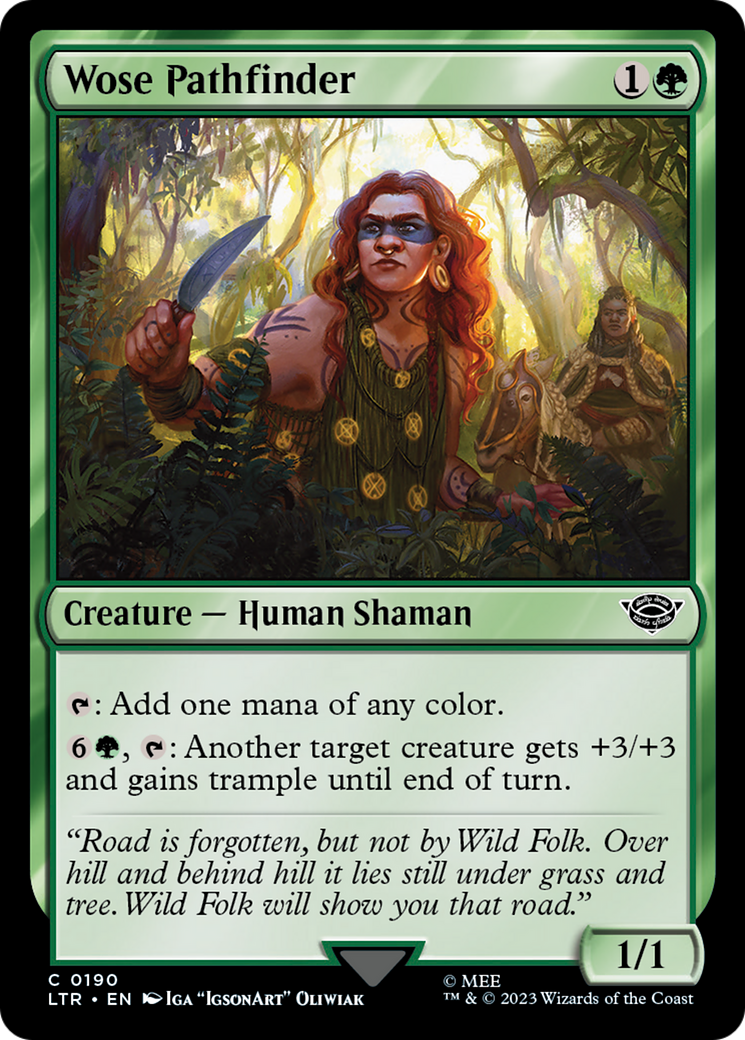 Wose Pathfinder (LTR-190) - The Lord of the Rings: Tales of Middle-earth Foil-1