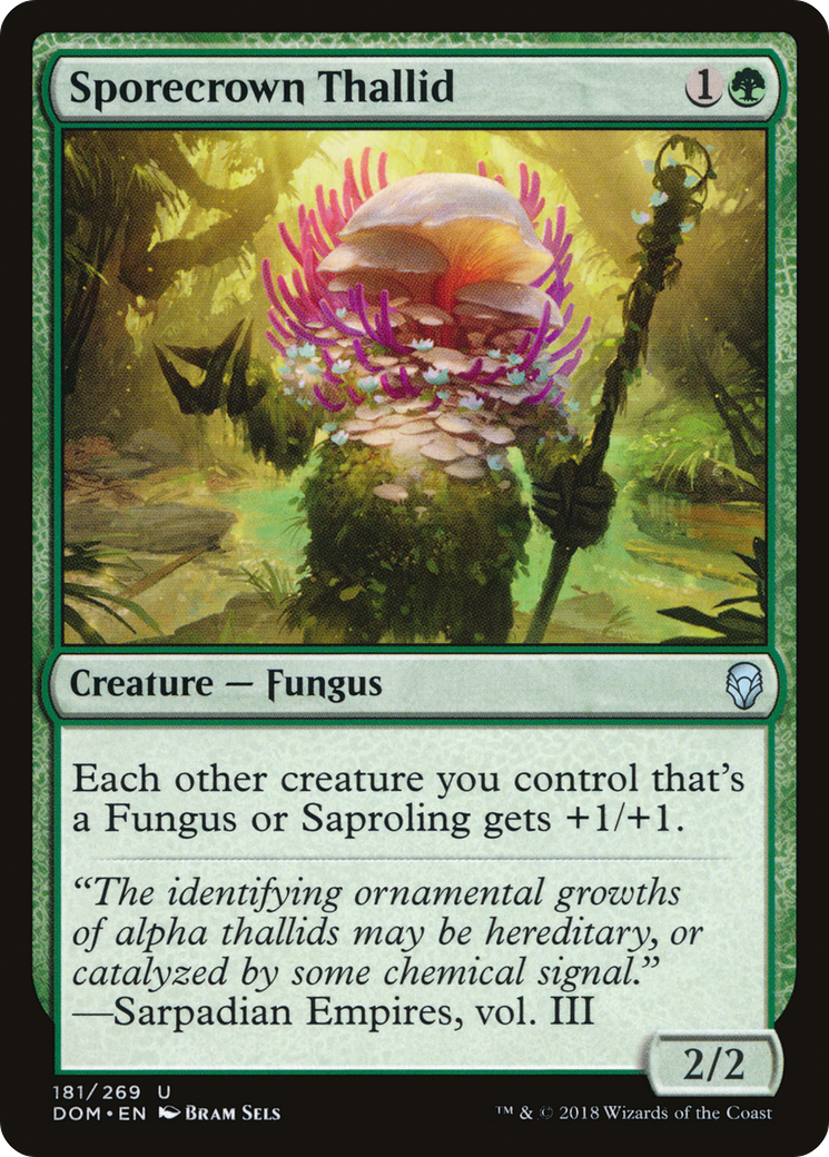 Sporecrown Thallid [Dominaria]-1