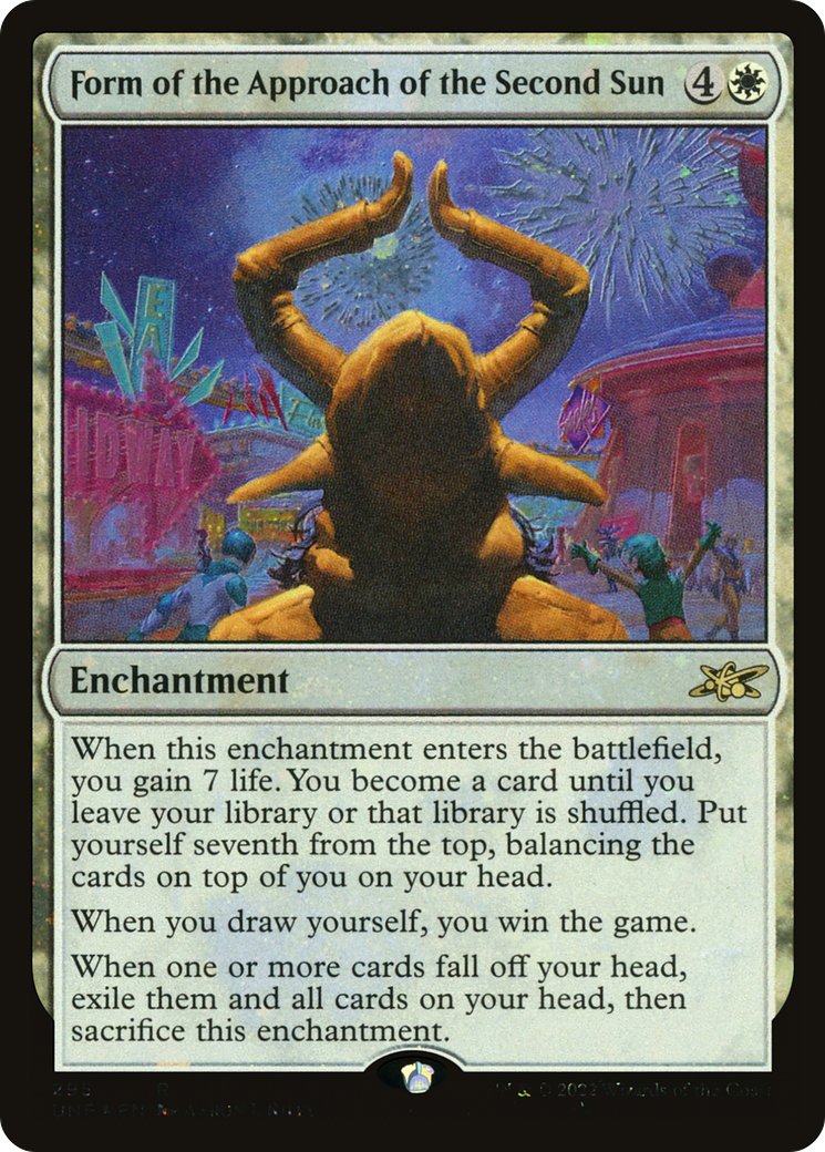Form of the Approach of the Second Sun (Galaxy Foil) [Unfinity]-1
