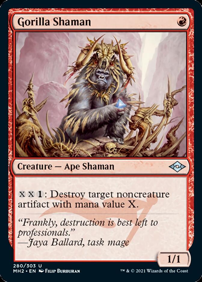 Gorilla Shaman (Foil Etched) [Modern Horizons 2]-2