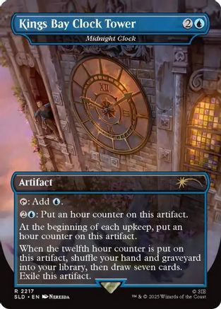 Kings Bay Clock Tower - Midnight Clock (SLD-2217) - Secret Lair Drop Series-1
