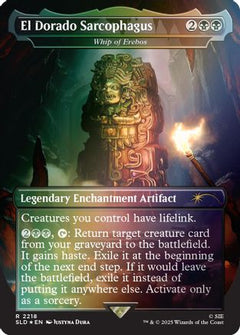 El Dorado Sarcophagus - Whip of Erebos (Rainbow Foil) (SLD-2218) - Secret Lair Drop Series Foil-1