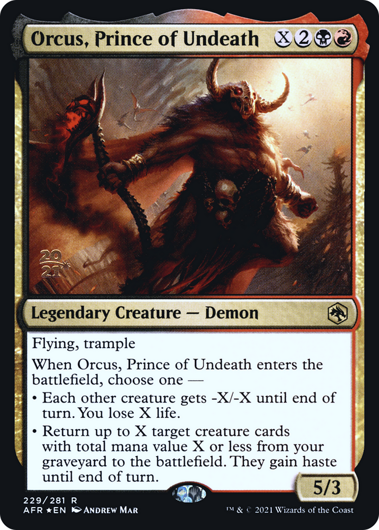 Orcus, Prince of Undeath [Dungeons & Dragons: Adventures in the Forgotten Realms Prerelease Promos]-1