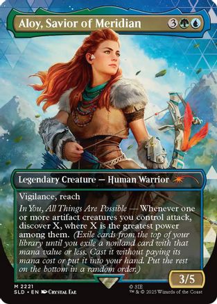 Aloy, Savior of Meridian (SLD-2221) - Secret Lair Drop Series-1