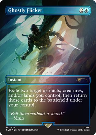 Ghostly Flicker (Rainbow Foil) (SLD-2229) - Secret Lair Drop Series Foil-1