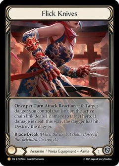 Flick Knives (Extended Art) [SUP244] (Super Slam)  Rainbow Foil-1