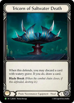Tricorn of Saltwater Death [JDG053] (Promo)  Cold Foil-1