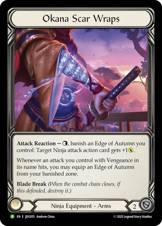 Okana Scar Wraps [JDG055] (Promo)  Cold Foil-1