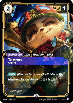 Teemo - Scout (197/298) - Riftbound Promotional Cards-1