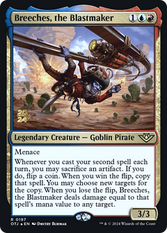 Breeches, the Blastmaker [Outlaws of Thunder Junction Prerelease Promos]-1
