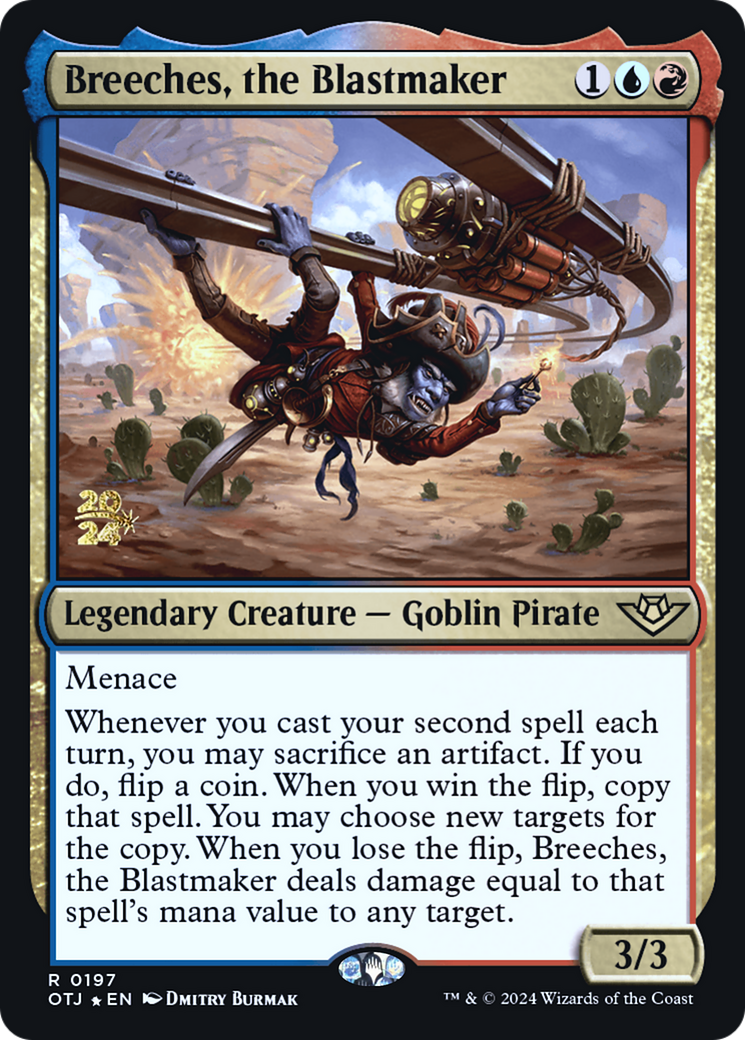Breeches, the Blastmaker [Outlaws of Thunder Junction Prerelease Promos]-1