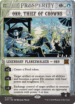 Oko, Thief of Crowns [Outlaws of Thunder Junction: Breaking News]-1
