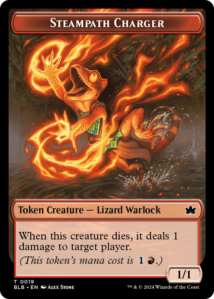 Steampath Charger Token [Bloomburrow Tokens]-1