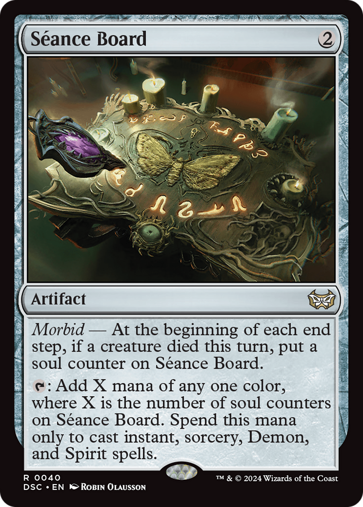 Seance Board [Duskmourn: House of Horror Commander]-1