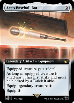 Ace's Baseball Bat (Extended Art) (Surge Foil) [Doctor Who]-1
