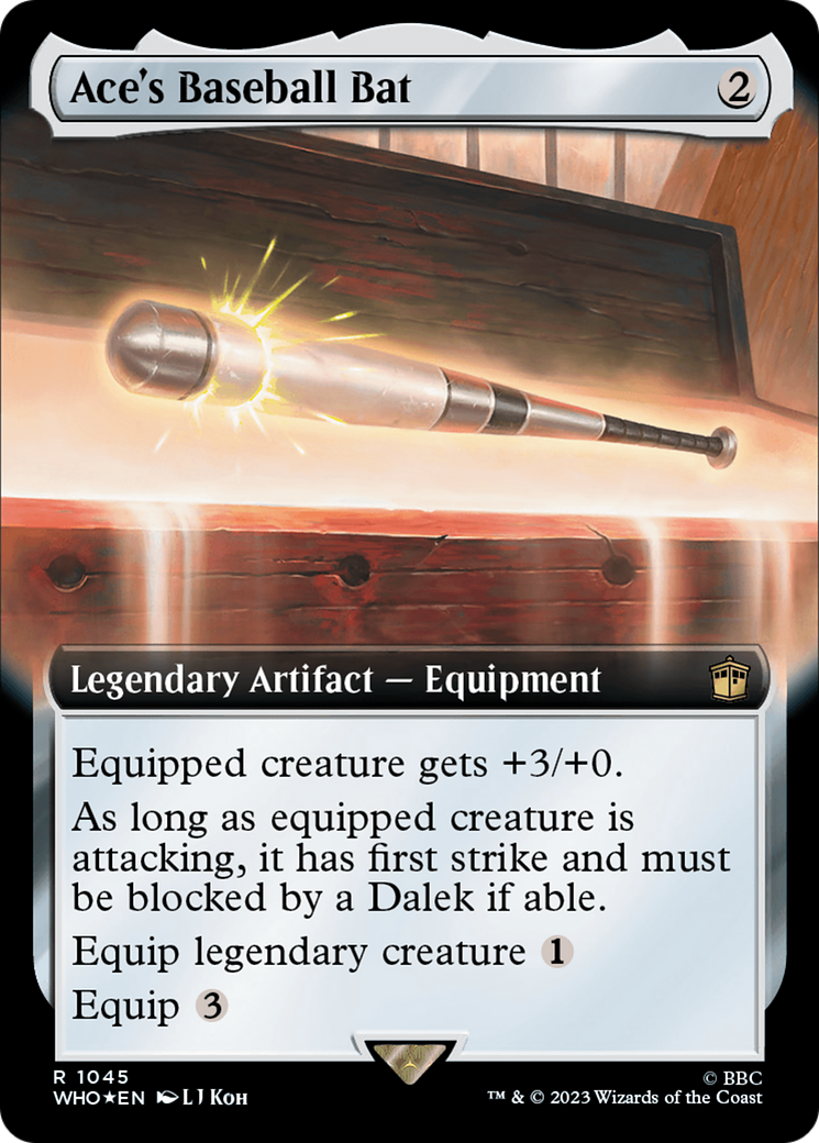 Ace's Baseball Bat (Extended Art) (Surge Foil) [Doctor Who]-1