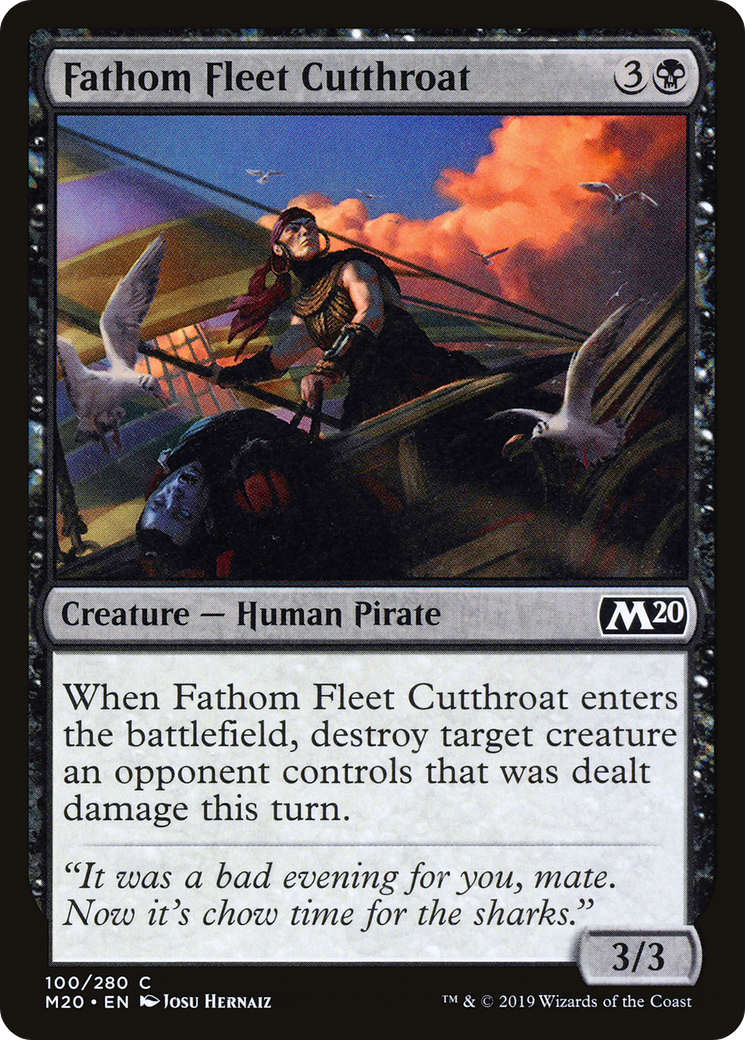 Fathom Fleet Cutthroat [Core Set 2020]-1