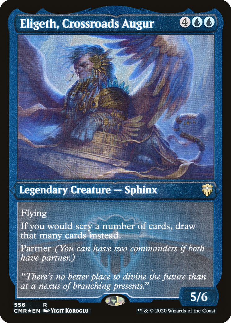 Eligeth, Crossroads Augur (Etched) [Commander Legends]-1