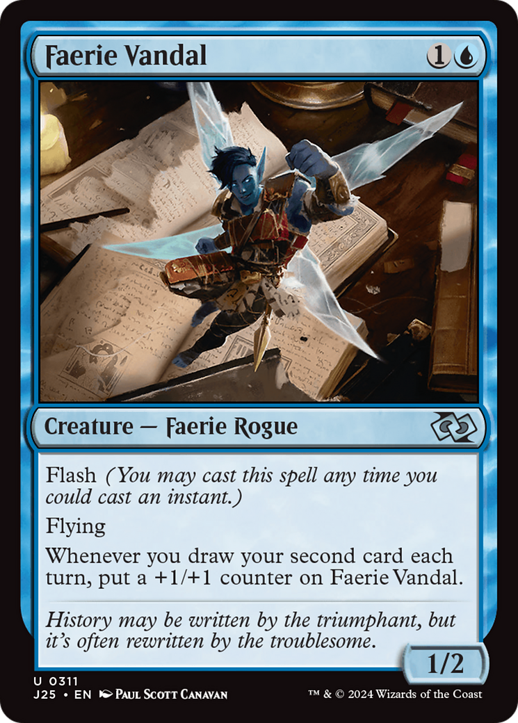 Faerie Vandal [Foundations Jumpstart]-1