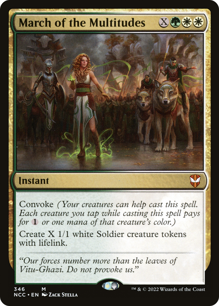 March of the Multitudes [Streets of New Capenna Commander]-1