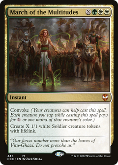 March of the Multitudes [Streets of New Capenna Commander]-1