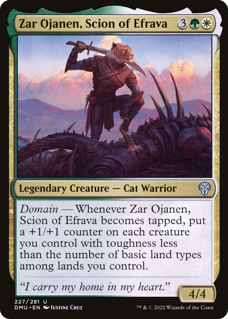 Zar Ojanen, Scion of Efrava (DMU-227) - Dominaria United-1