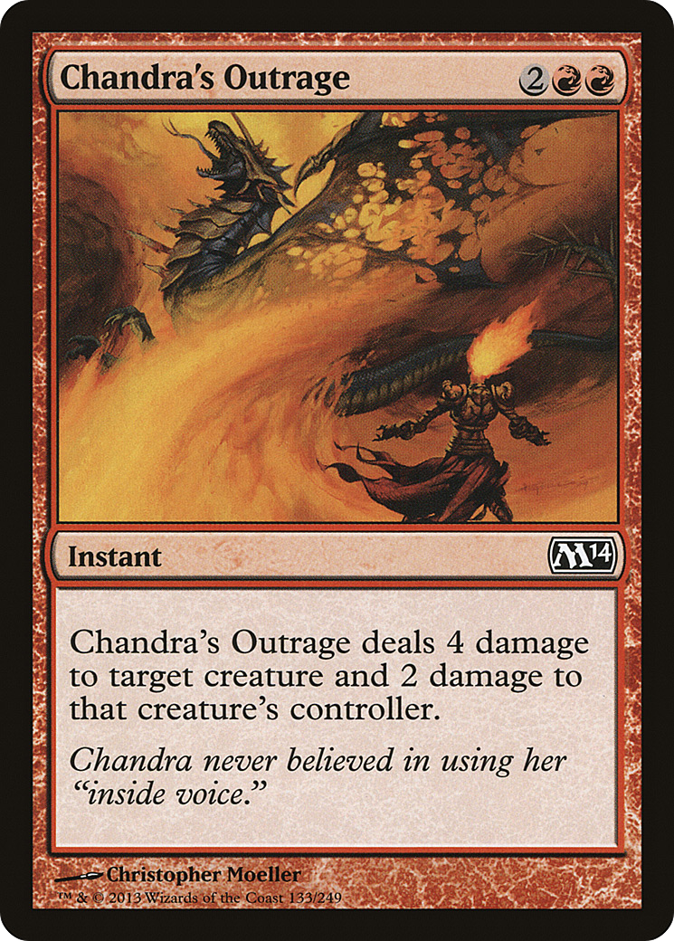 Chandra's Outrage [Magic 2014]-1