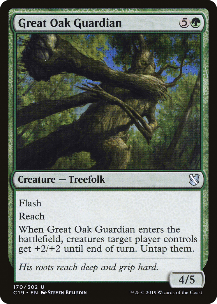 Great Oak Guardian [Commander 2019]-1