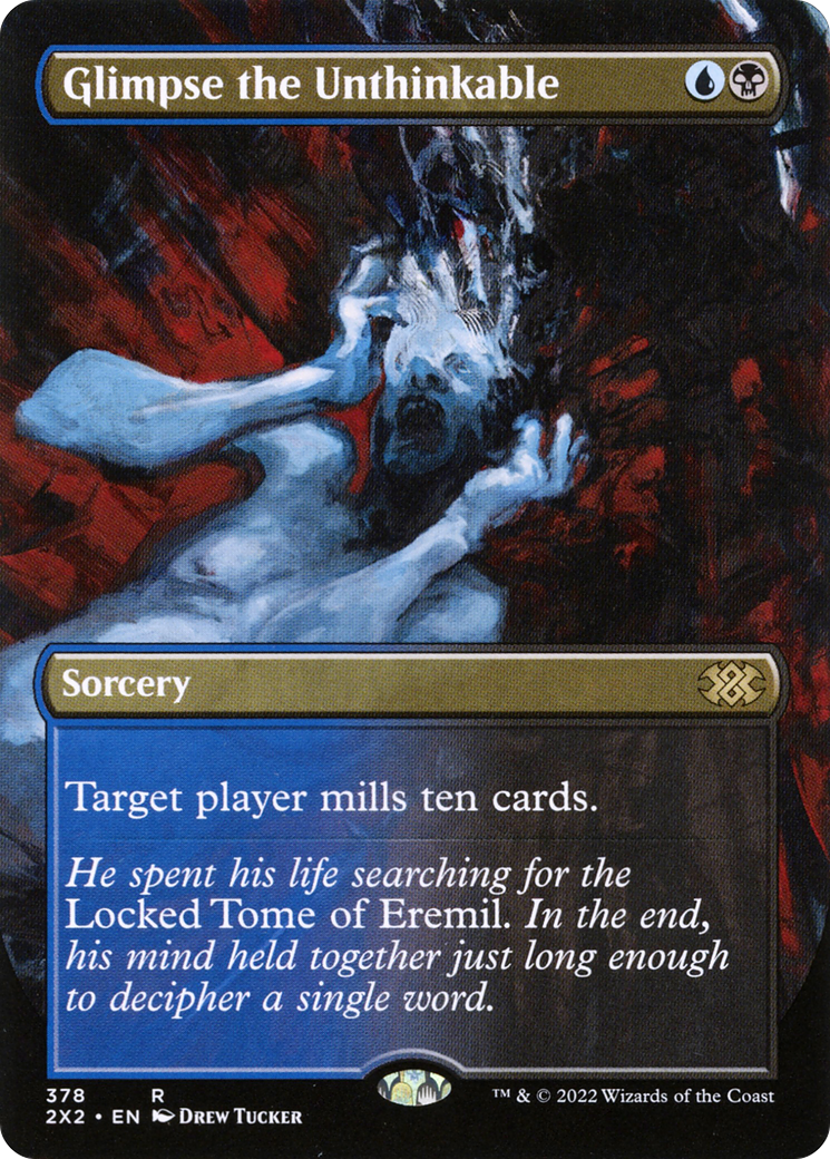 Glimpse the Unthinkable (Borderless Alternate Art) [Double Masters 2022]-1