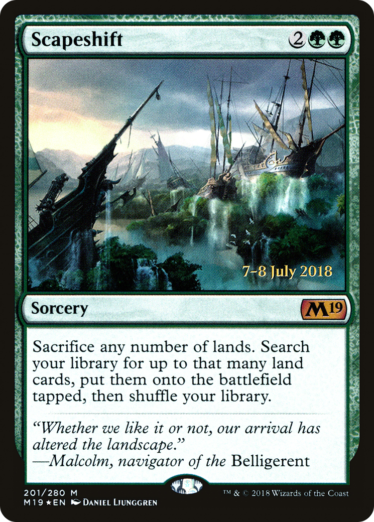 Scapeshift [Core Set 2019 Prerelease Promos]-1