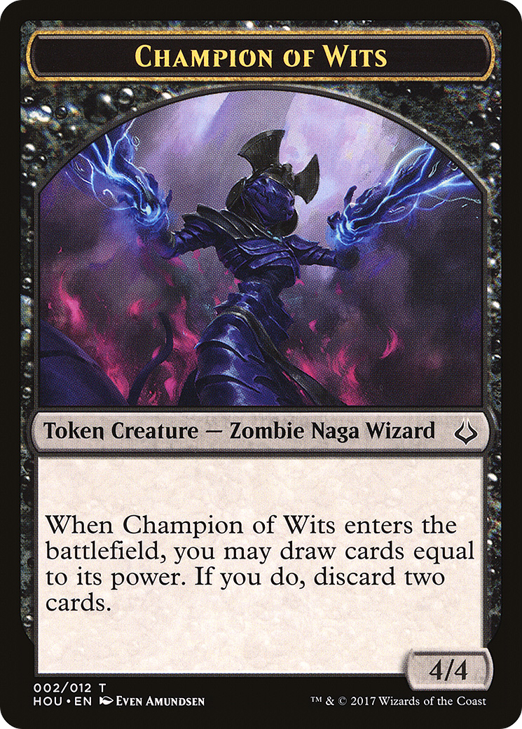 Champion of Wits Token [Hour of Devastation Tokens]-1