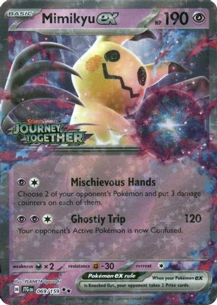 Mimikyu ex (069/159) (Journey Together Stamped) [Miscellaneous Cards]-1
