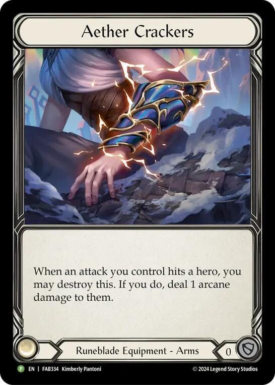 Aether Crackers [FAB334] (Promo)  Cold Foil-1