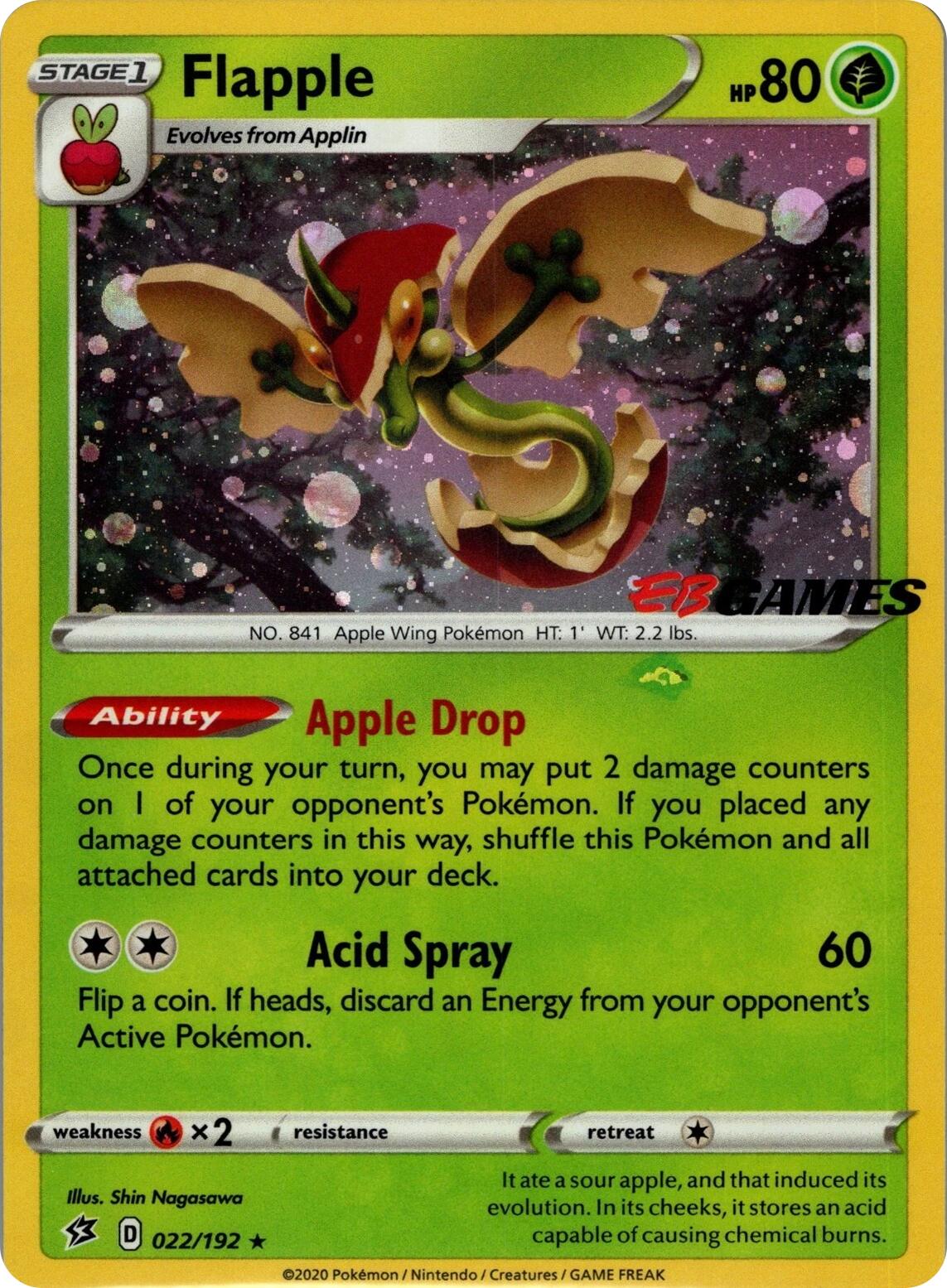 Flapple (022/192) (EB Games Exclusive APAC) [Miscellaneous Cards]-1