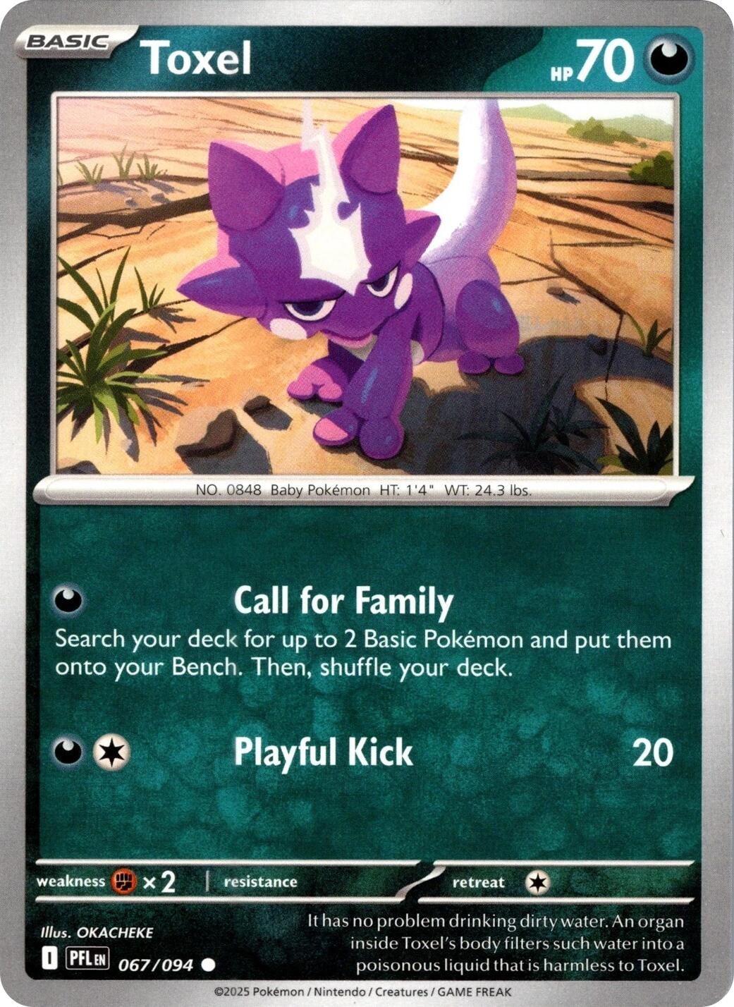 Toxel (067/094) [Mega Evolution: Phantasmal Flames]-1