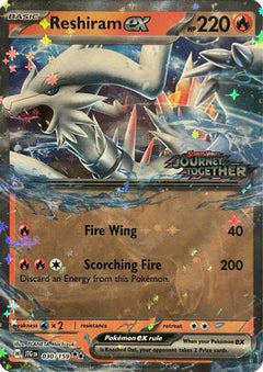 Reshiram ex (Journey Together Stamped) 030  - Holofoil Miscellaneous Cards & Products - Double Rare-1