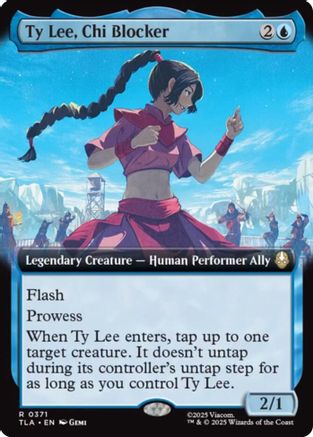 Ty Lee, Chi Blocker (Extended Art) (TLA-371) - Avatar: The Last Airbender Foil-1