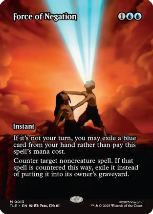 Force of Negation (Borderless) [Avatar: The Last Airbender: Eternal-Legal]-1